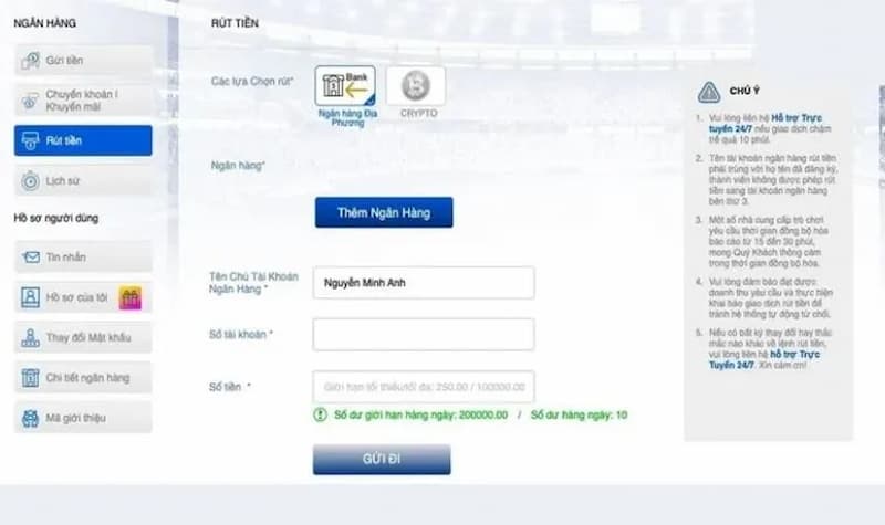 H3BET 37 Nạp rút tiền cược H3BET